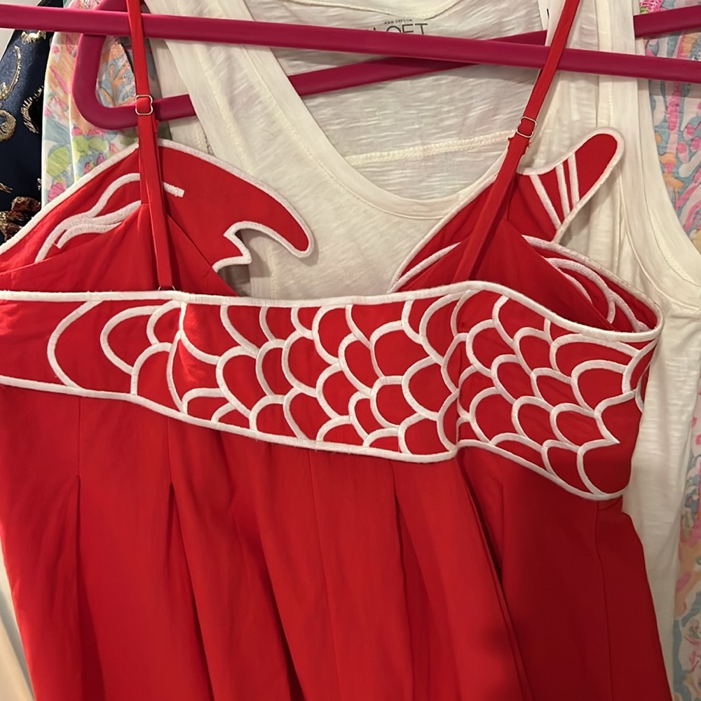 Embroidered Koi Fish Cami Dress
COLOR - Red, Size Medium - Picture 5 of 7